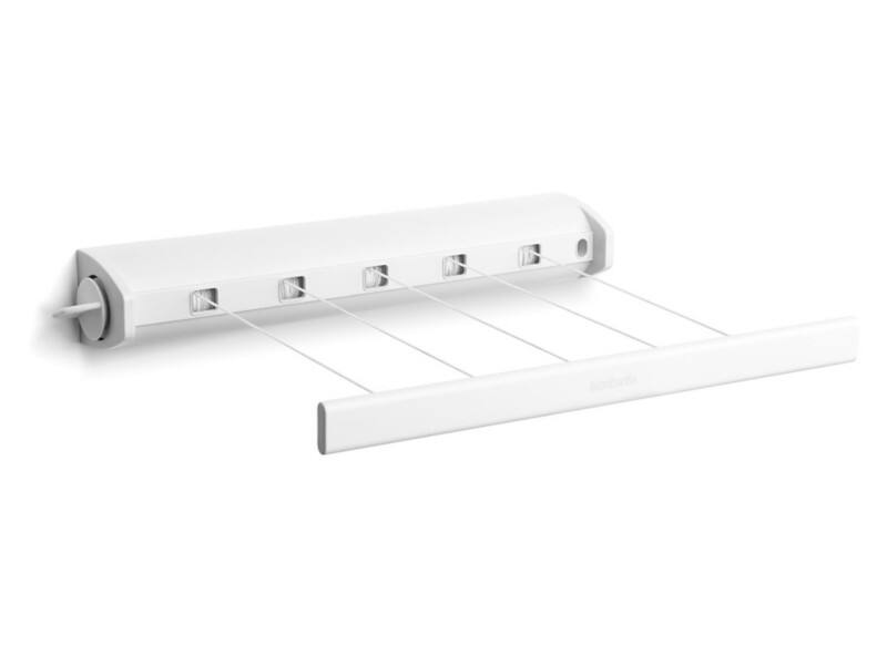 Brabantia Wäscheleine Clothesline BRA385728 Weiß Kunststoff 22 m