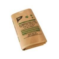 PAPSTAR Müllsäcke 10 L  Braun Papier 10 Stück