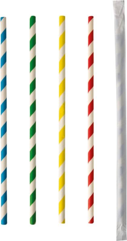 PAPSTAR Trinkhalme 87514 Farbig sortiert 100 Stück