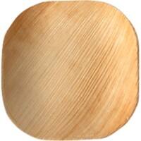 PAPSTAR Einwegteller Palmblatt Naturfarben 25 Stück