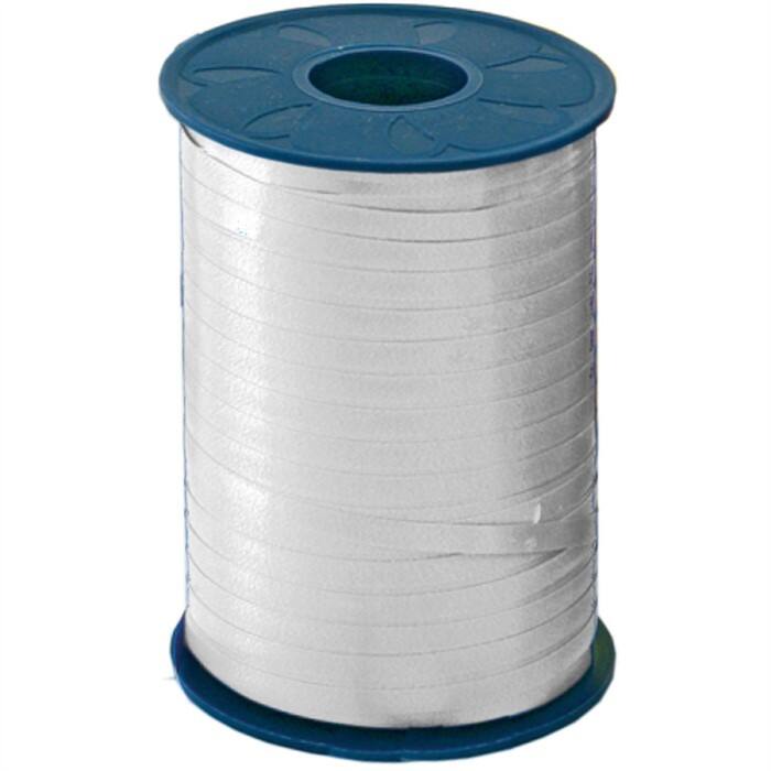 PRESSEL Geschenkband Weiß 5 mm x 5 m Polypropylen