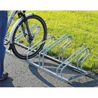 WSM Fahrradständer einseitig schräge Haltebügel Länge: 2100mm 6 Parkplätze