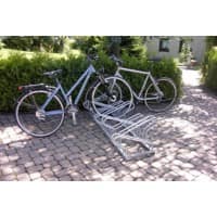 WSM Fahrradständer zweiseitig schräge Haltebügel Länge: 3500mm 20 Parkplätze