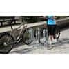 WSM Fahrradständer zweiseitig hohe Haltebügel Länge: 700mm 4 Parkplätze
