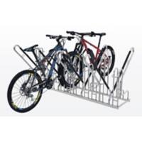 WSM Fahrradständer zweiseitig hohe Haltebügel Länge: 1400mm 8 Parkplätze