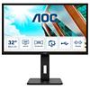 AOC Monitor Q32P2 Schwarz 80 cm (31,5")
