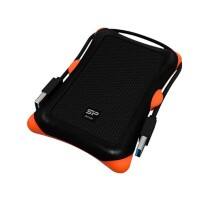 SILICON POWER Tragbare Festplatte 2 TB Schwarz, Orange