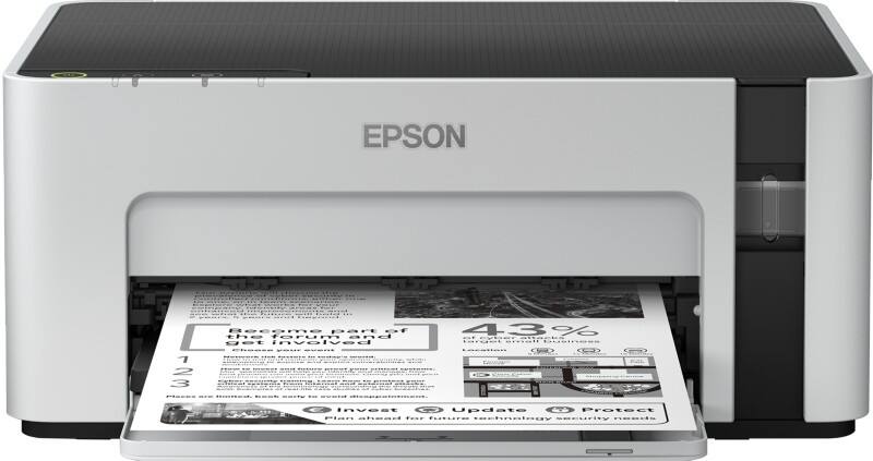 Epson EcoTank ET-M1100 Mono Tintenstrahl Tintenstrahldrucker DIN A4 Schwarz, Weiß