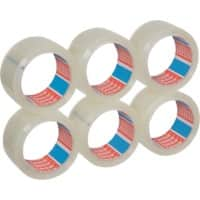 tesa Verpackungsklebeband tesapack Strong Transparent 50 mm (B) x 66 m (L) PP (Polypropylen) 6 Rollen