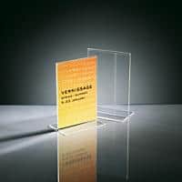 Sigel Tischaufsteller TA226 Transparent Acryl 10,5 x 5,5 x 15 cm