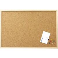 Maul Kork Pinnwand Nicht magnetisch Zum Hängen 40 (B) x 1,4 (T) x 30 (H) cm Holz Braun