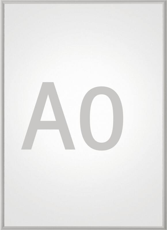 Maul MAULstandard Klapprahmen DIN A0 Aluminium Silber