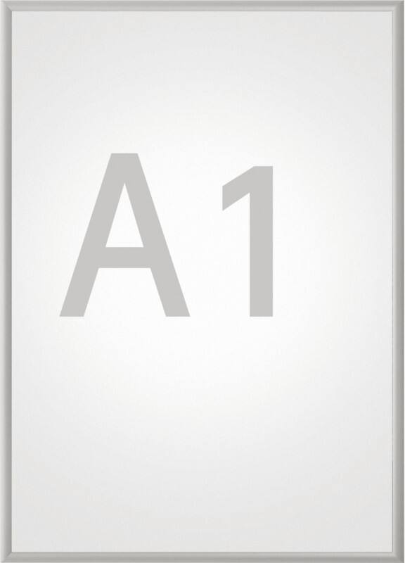 Maul MAULstandard Klapprahmen DIN A1 Aluminium Silber