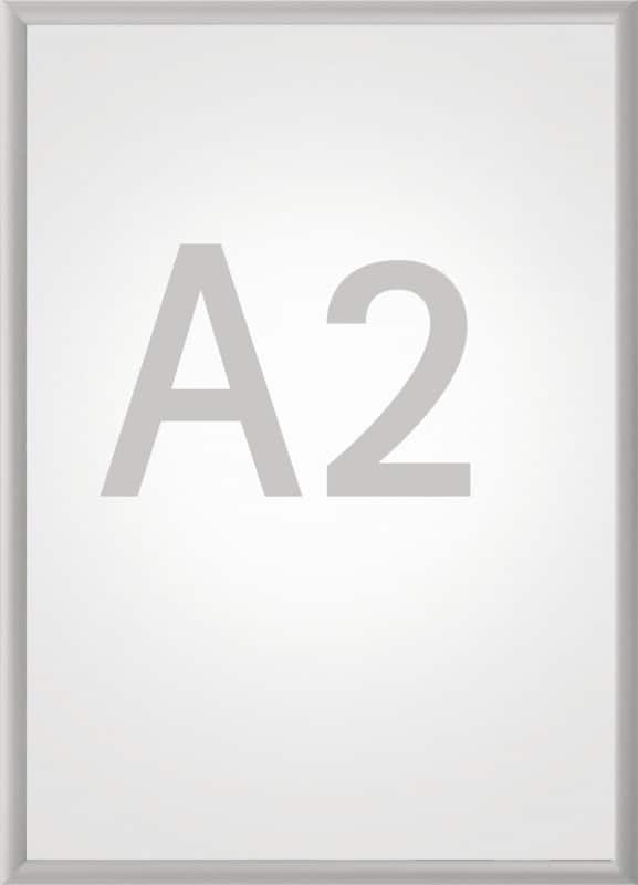Maul MAULstandard Klapprahmen DIN A2 Aluminium Silber