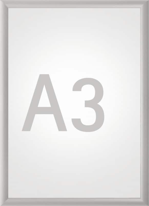 Maul MAULstandard Klapprahmen DIN A3 Aluminium Silber