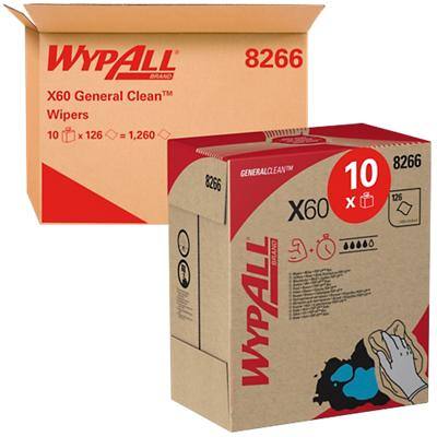 WypAll Reinigungstücher Weiß 42,7 x 31,8 cm 10 Stück á 126 Blatt