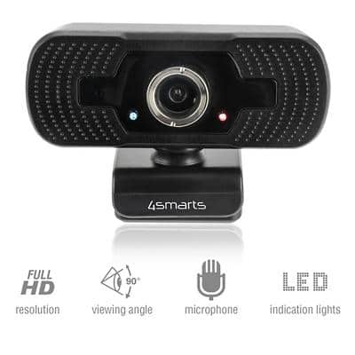 4SMARTS Webcam C1 Schwarz