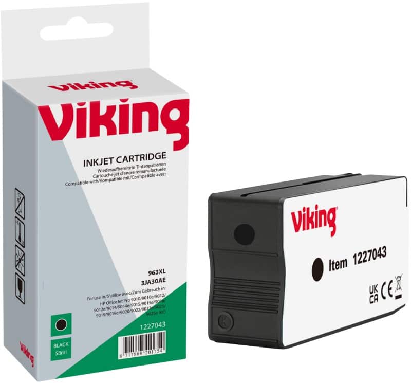 Viking 963XL Kompatibel HP HP3JA30AE Schwarz