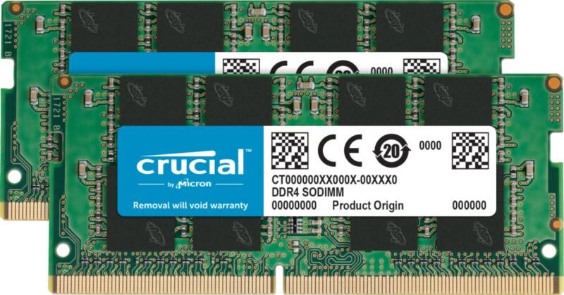 Micron RAM Ct2K8G4Sfra32A So-Dimm 3200 Mhz DDR4  16 GB (2 x 8GB)