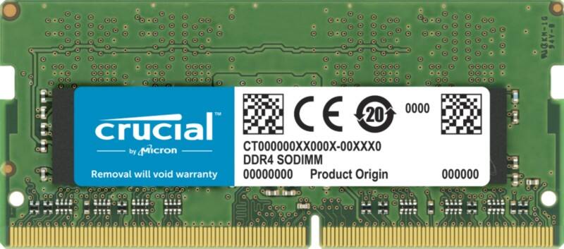 Micron RAM Ct32G4Sfd832A So-Dimm 3200 Mhz DDR4  32 GB (1 x 32GB)