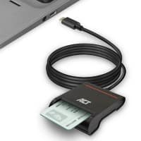 ACT USB-C Lesegerät für eID oder Chipkarte AC6020 Schwarz