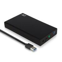 ACT Schraubenloses USB-3.2-Gen1-3,5-Zoll-SATA-Festplattengehäuse