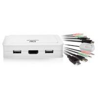 ACT HDMI-4K-KVM-Switch mit fester Verkabelung