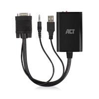 ACT VGA-zu-HDMI-Konverter mit Audioübertragung
