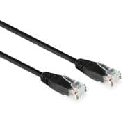 ACT Schwarzes 10,0 Meter U/UTP, CAT6 Patchkabel mit RJ45 Steckern