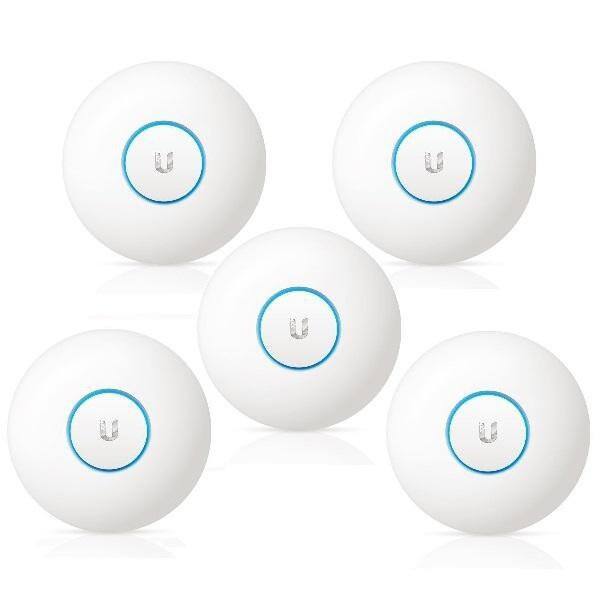 Ubiquiti UniFi Zugangspunkt Wi-Fi 5 802.11 5GHz, 2.4GHz Deckenhalterung, Wandhalterung UAP-AC-PRO-5