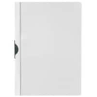 niceday Klemmmappe 1227952 DIN A4 PP (Polypropylen) 23,5 (B) x 0,3 (T) x 31 (H) cm Weiß