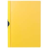 niceday Klemmmappe 1227953 DIN A4 PP (Polypropylen) 23,5 (B) x 0,3 (T) x 31 (H) cm Gelb