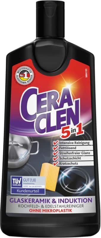 CERACLEN 5in1 Glas-Keramik-Reiniger 200 ml