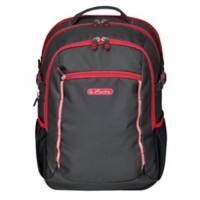 Herlitz Schulrucksack Ultimate 31 (B) x 22 (T) x 41 (H) cm Schwarz, Rot