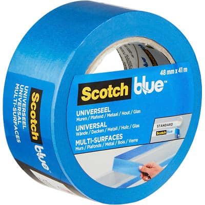 Scotch Malerabdeckband Multisurface Premium Blau, 48 mm x 41 m