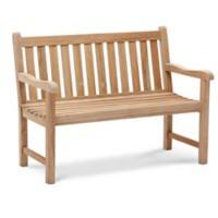 Best Freizeitmoebel Teak Bank 2 Personen Braun 1200 x 820 x 600 mm