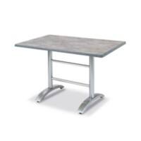 Best Freizeitmoebel Tisch Silber 43541254 1200 x 800 x 730 mm