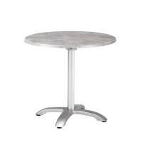 Best Freizeitmoebel Tisch Silber 43549054 900 x 900 x 730 mm