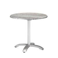 Best Freizeitmoebel Tisch Silber 43549089 900 x 900 x 730 mm