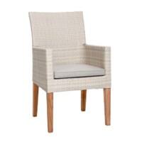 Best Freizeitmoebel Sessel 94120105 Aluminium, Teak Braun 600 x 650 x 940 mm