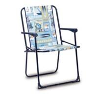 Best Freizeitmoebel Sessel 93248028 Stahl Blau 560 x 530 x 780 mm