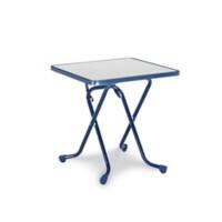 Best Freizeitmoebel Tisch 26527020 Stahl Blau 670 x 670 x 730 mm