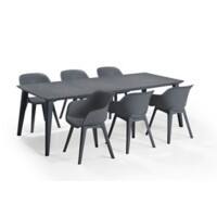 Best Freizeitmoebel Dining Gruppe Graphit 91170050