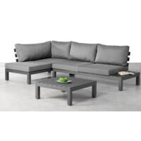 Best Freizeitmoebel Lounge Gruppe 98743050 4 Personen Aluminium Anthrazit