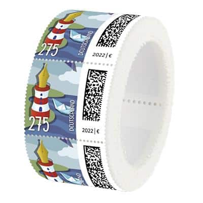 Deutsche Post "Leuchtfederstift" Briefmarken 2,75€ 100 Stück