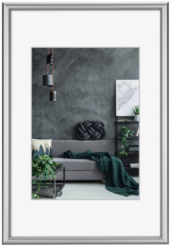 Hama Detroit Bilderrahmen Silber Aluminium 175883 25,4 (B) x 2,3 (T) x 31,4 (H) cm Detroit