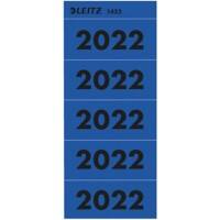 Leitz Jahresinhaltsetiketten 2022 Blau 60 x 25,5 mm Packung mit 100 Stück