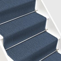 Floordirekt Treppenteppich Sylt 23060 Blau Quadratisch 1000 mm x 1000 mm
