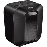 Fellowes Aktenvernichter LX25 Schwarz Cross Cut Sicherheitsstufe P-4 6 Blatt