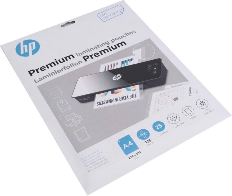 HP Laminierfolien DIN A4 125 Mikron ( 2 x 125) Transparent